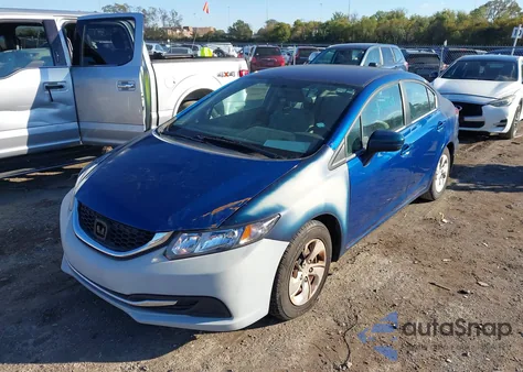 2014 Honda Civic Lx из США, поврежденный, VIN 19XFB2F59EE066970